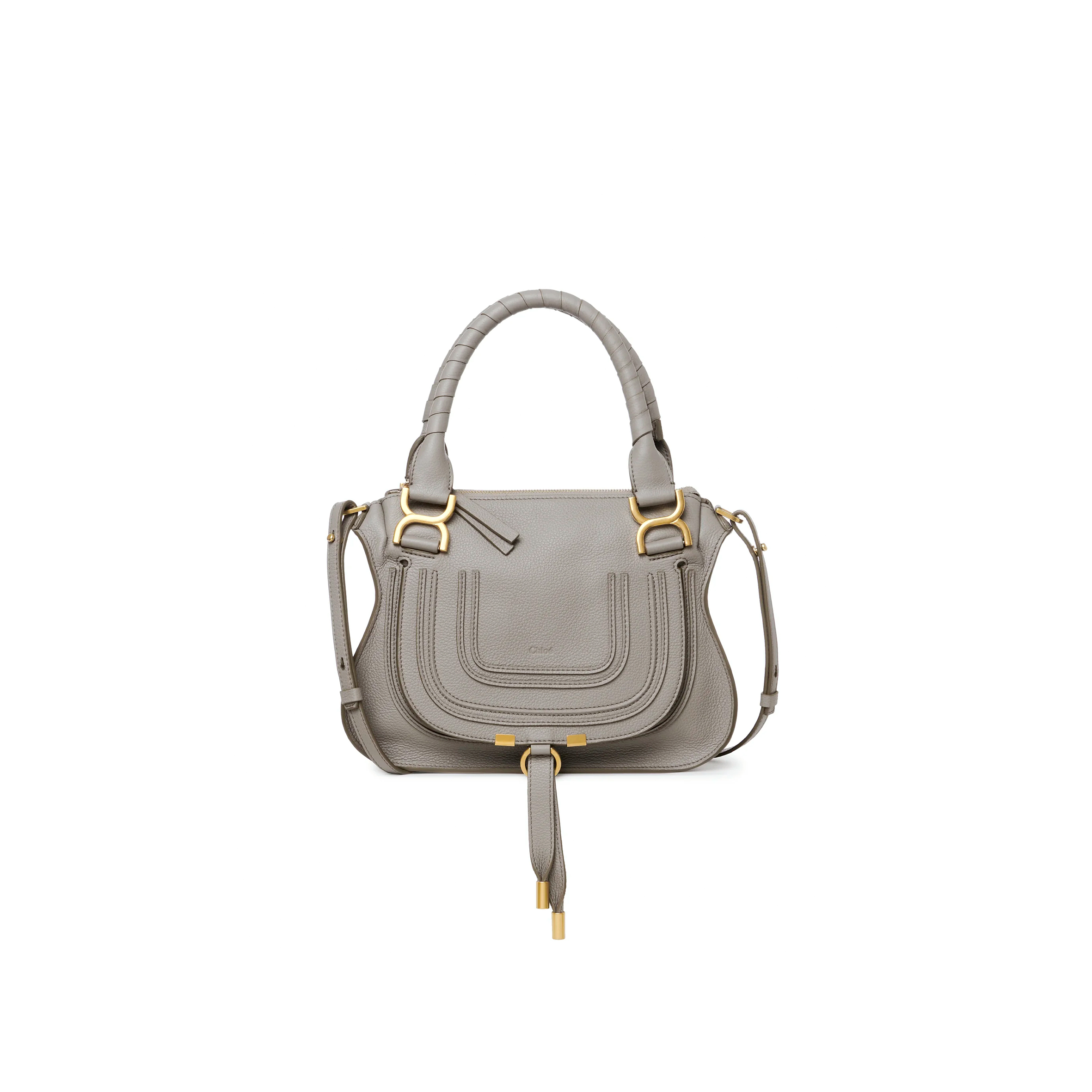 CHLOE SMALL MARCIE BAG IN GRAINED LEATHER  CHC22AS628I31053 (30*23*10cm)